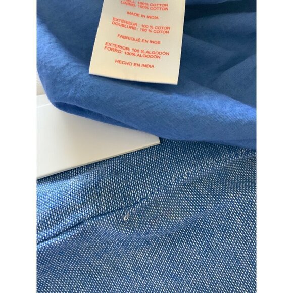 Red Carter womens topEmbroidered chambray strappy - Picture 8 of 10